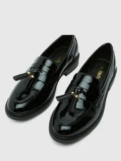 Schuh Layne Patent Tassel Loafers