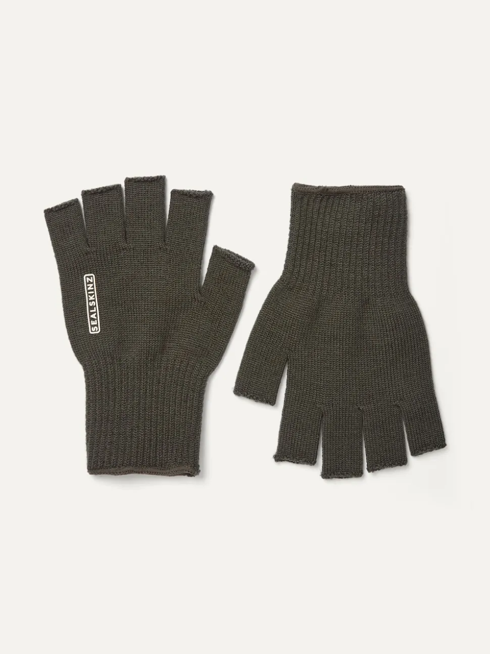 Sealskinz Thornham Solo wanten van merinowol in groen