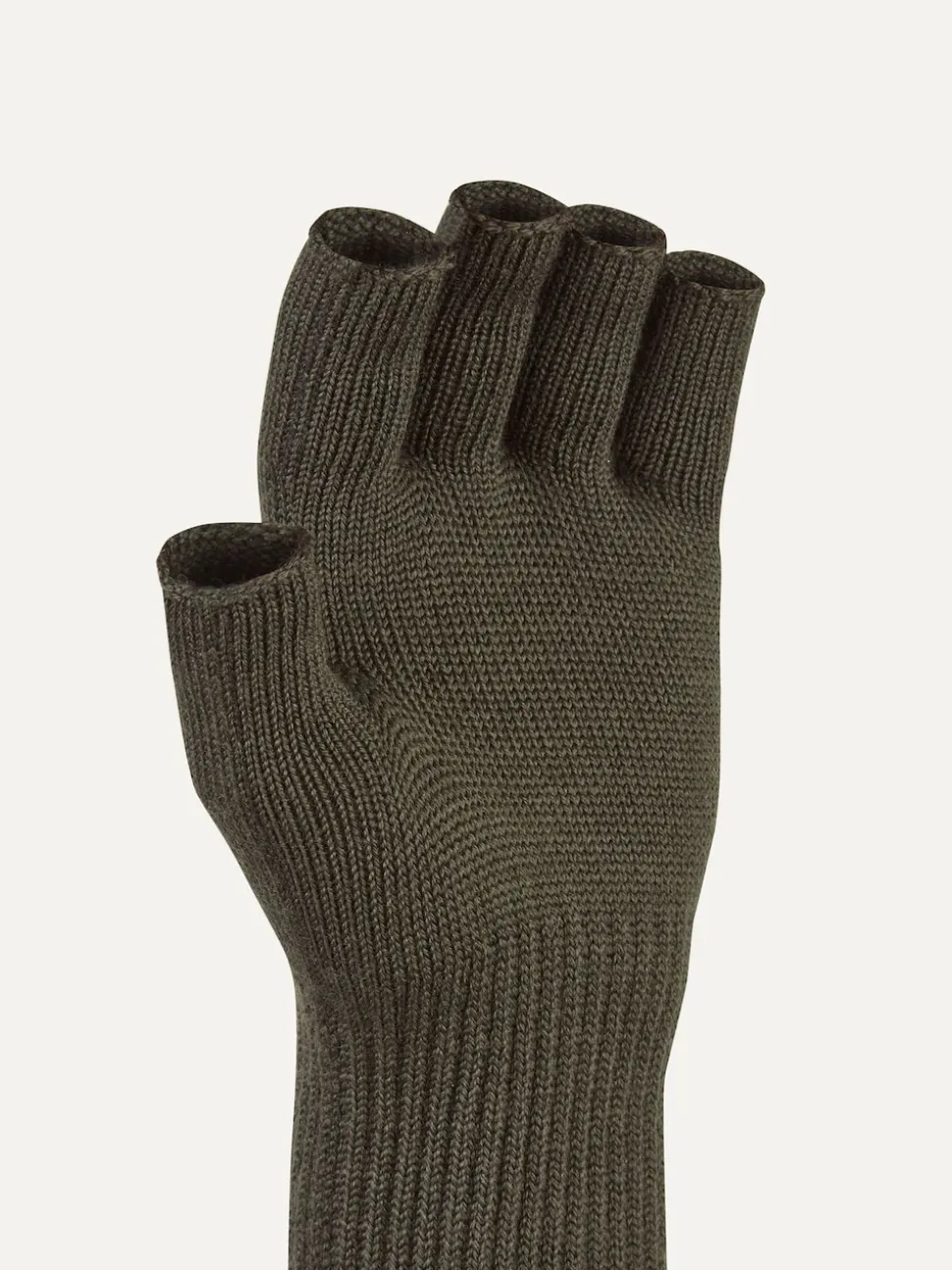 Sealskinz Thornham Solo wanten van merinowol in groen
