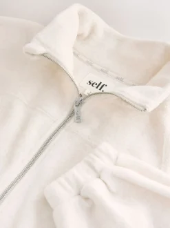 self. Polar fleece met volledige rits
