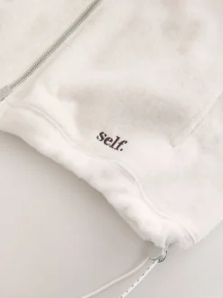 self. Polar fleece met volledige rits