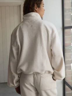 self. Polar fleece met volledige rits