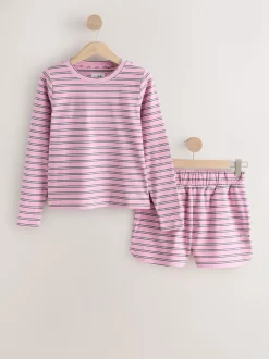 self. Pyjama met gestreepte short