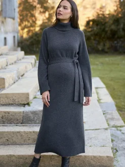 Seraphine 100% Merino Wool Maternity Knit Dress