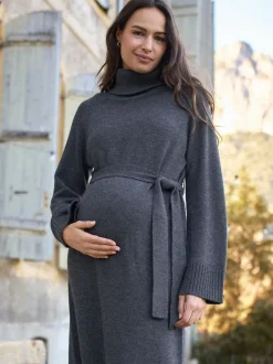 Seraphine 100% Merino Wool Maternity Knit Dress