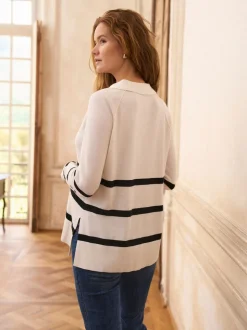 Seraphine Cosy Wool Blend Maternity Collared Jumper