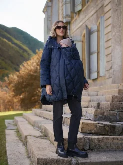 Seraphine Lightweight Quilted 3 in 1 Maternity & Babywearing Coat