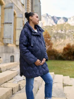 Seraphine Lightweight Quilted 3 in 1 Maternity & Babywearing Coat