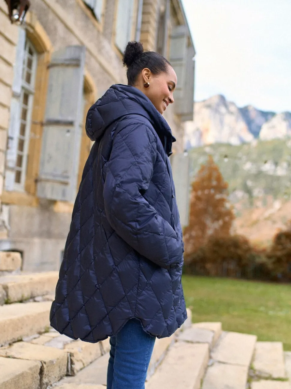 Seraphine Lightweight Quilted 3 in 1 Maternity & Babywearing Coat