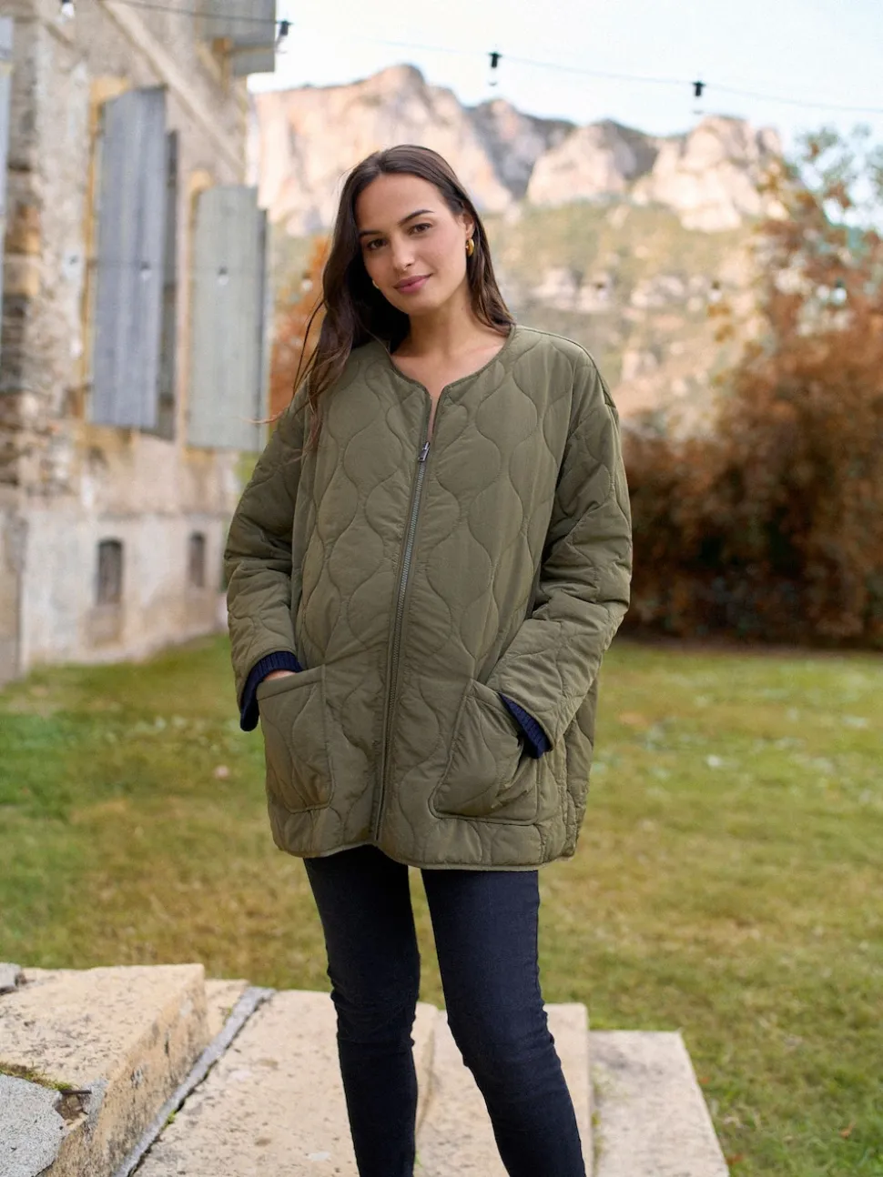 Seraphine Maternity & Babywearing Versatile Coat with Separate Inner Quilted
