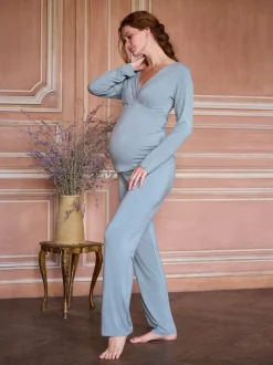 Seraphine Maternity & Nursing Super Soft Bamboo Jersey Pyjamas 2 Piece Set