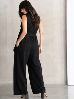 Seraphine Maternity Black Jumpsuit