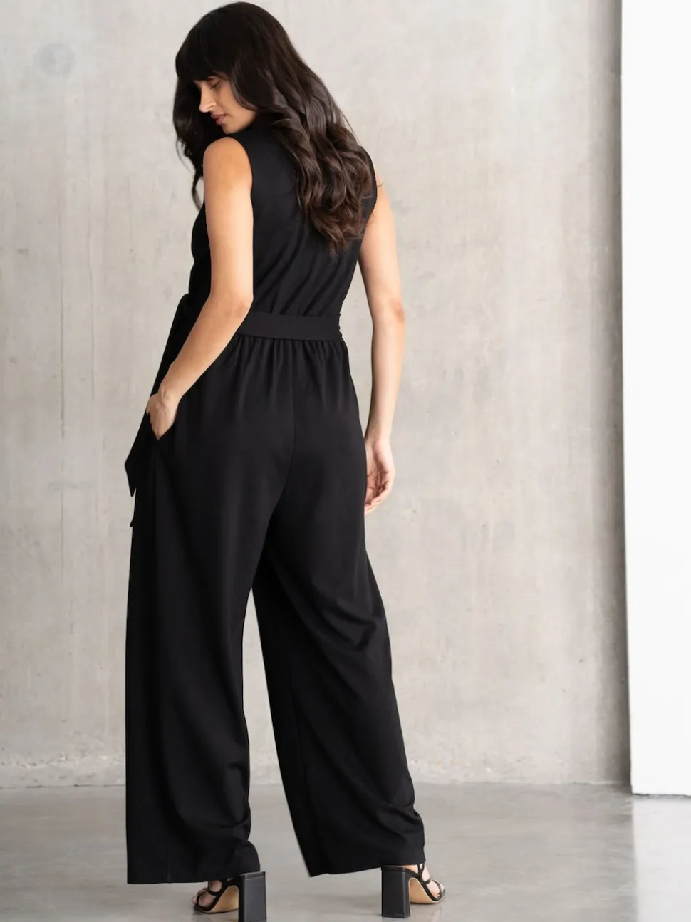 Seraphine Maternity Black Jumpsuit