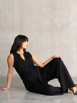 Seraphine Maternity Black Jumpsuit