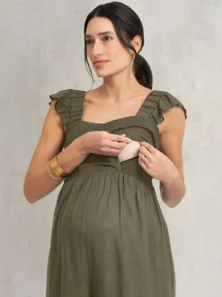 Seraphine Maternity Green Jumpsuit