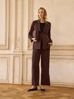 Seraphine Maternity Overbump Fluid Wide Leg Trousers