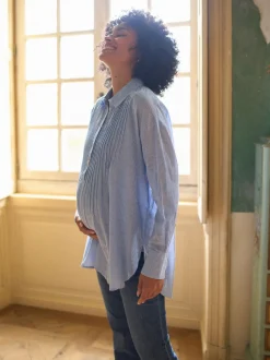 Seraphine Maternity Pintuck Shirt