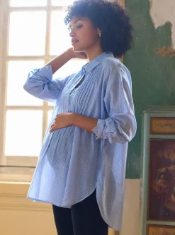 Seraphine Maternity Pintuck Shirt