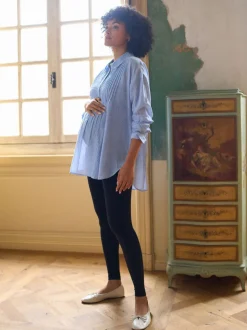 Seraphine Maternity Pintuck Shirt
