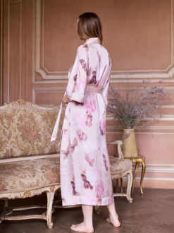 Seraphine Maternity Satin Kimono