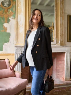 Seraphine Maternity Tweed Blazer