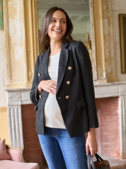 Seraphine Maternity Tweed Blazer