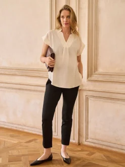 Seraphine Maternity Work Black Trousers