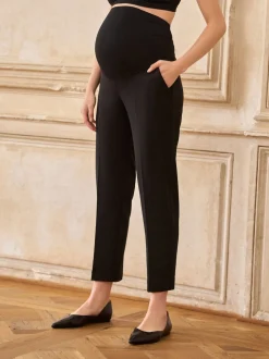 Seraphine Overbump Maternity Tailored Premium Tapered Work Trousers