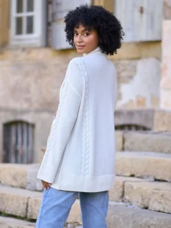 Seraphine Premium 100% Merino Wool Maternity & Nursing Longline Jumper