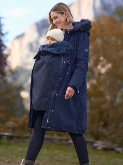 Seraphine Premium Sub-Zero donsgevulde 3-in-1 zwangerschaps- en draagparka
