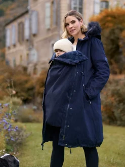 Seraphine Premium Sub-Zero donsgevulde 3-in-1 zwangerschaps- en draagparka