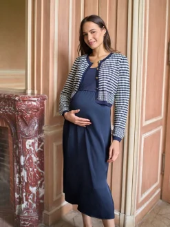 Seraphine zwangerschap & gebreide topjurk voor borstvoeding
