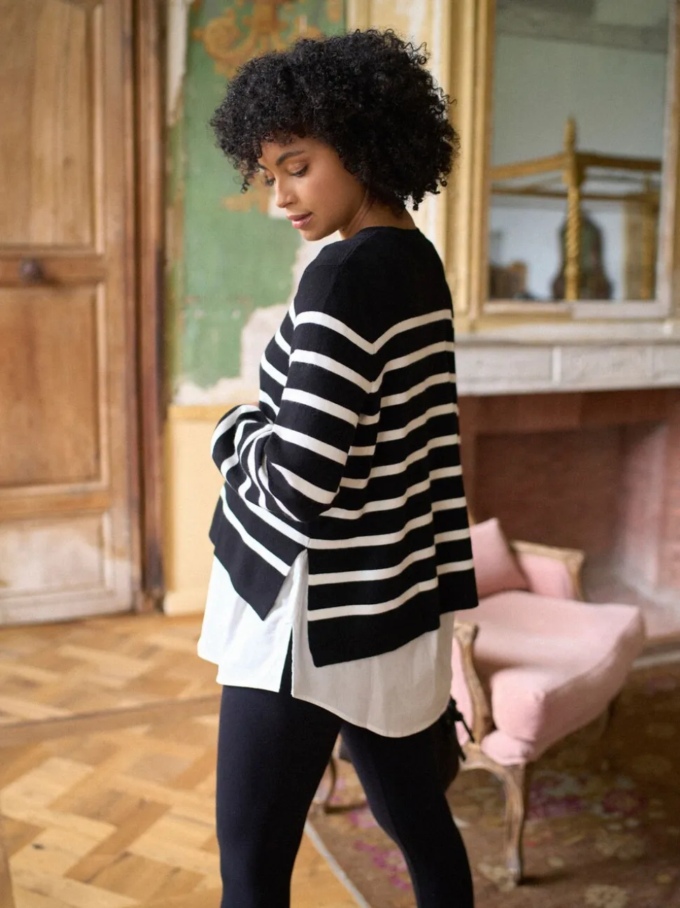 Seraphine zwangerschaps- en borstvoedingstrui en overhemd