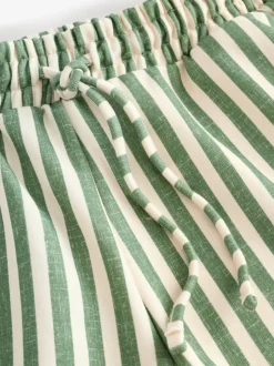 Shabby Chic by Rachel Ashwell® Green Striped Lounge Shorts