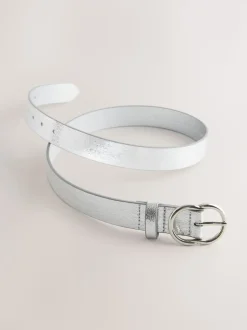Silver Crackle - Normale PU-riem