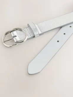 Silver Crackle - Normale PU-riem
