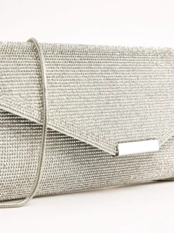 Silver Hotfix - Lipsy Clutch Bag