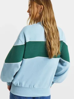 Simply Be Apres Ski Slogan High Neck Sweatshirt