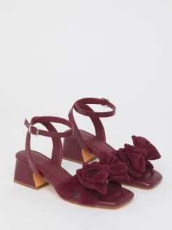 Simply Be Double Bow Block Heels