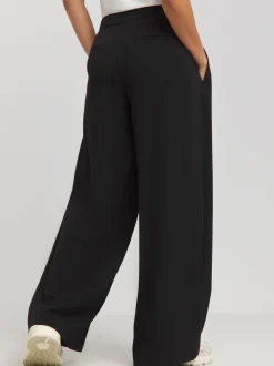 Simply Be Magisculpt geplooide broek met extra wijde pijpen en normale lengte