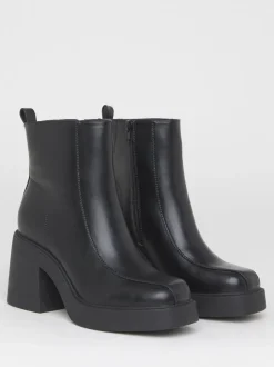 Simply Be Platform Square Toe Ankle Boots
