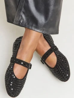 Simply Be Studded Mary Jane Shoes
