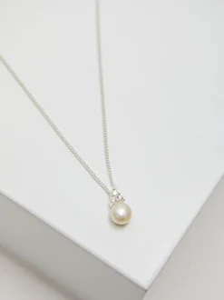 Simply Silver 925 set met zoetwaterparels - In cadeauverpakking