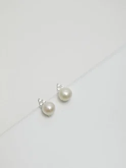 Simply Silver 925 set met zoetwaterparels - In cadeauverpakking