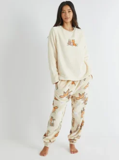 Skinnydip Disney Fox and The Hound Fleece Pyjamas Set