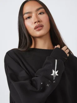 Skinnydip Disney Silver Foil Castle Sweatshirt