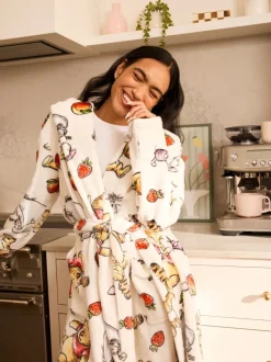 Skinnydip Disney Winnie The Pooh Fruit Dressing Robe