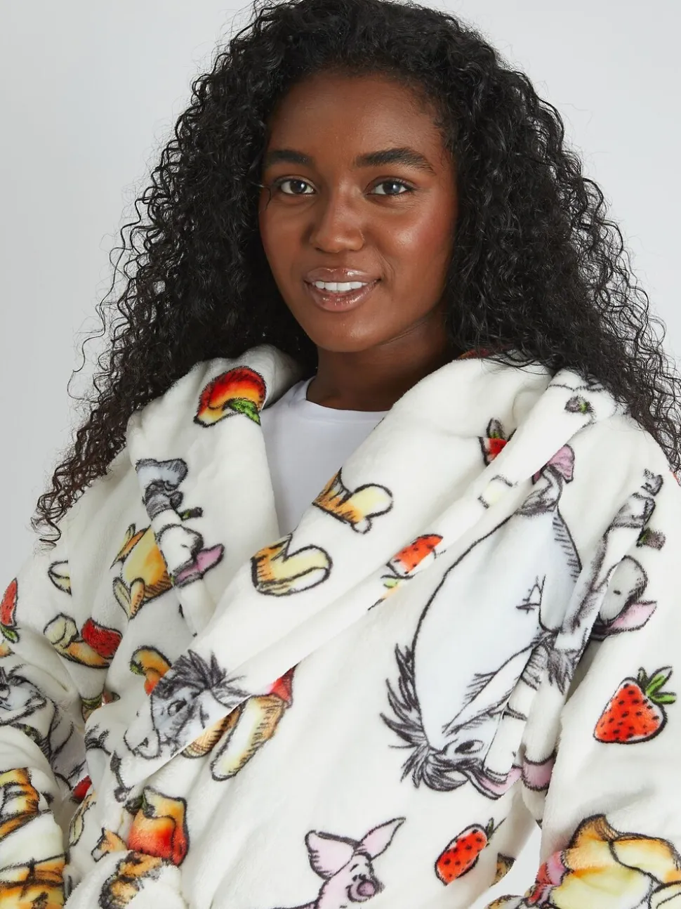 Skinnydip Disney Winnie The Pooh Fruit Dressing Robe