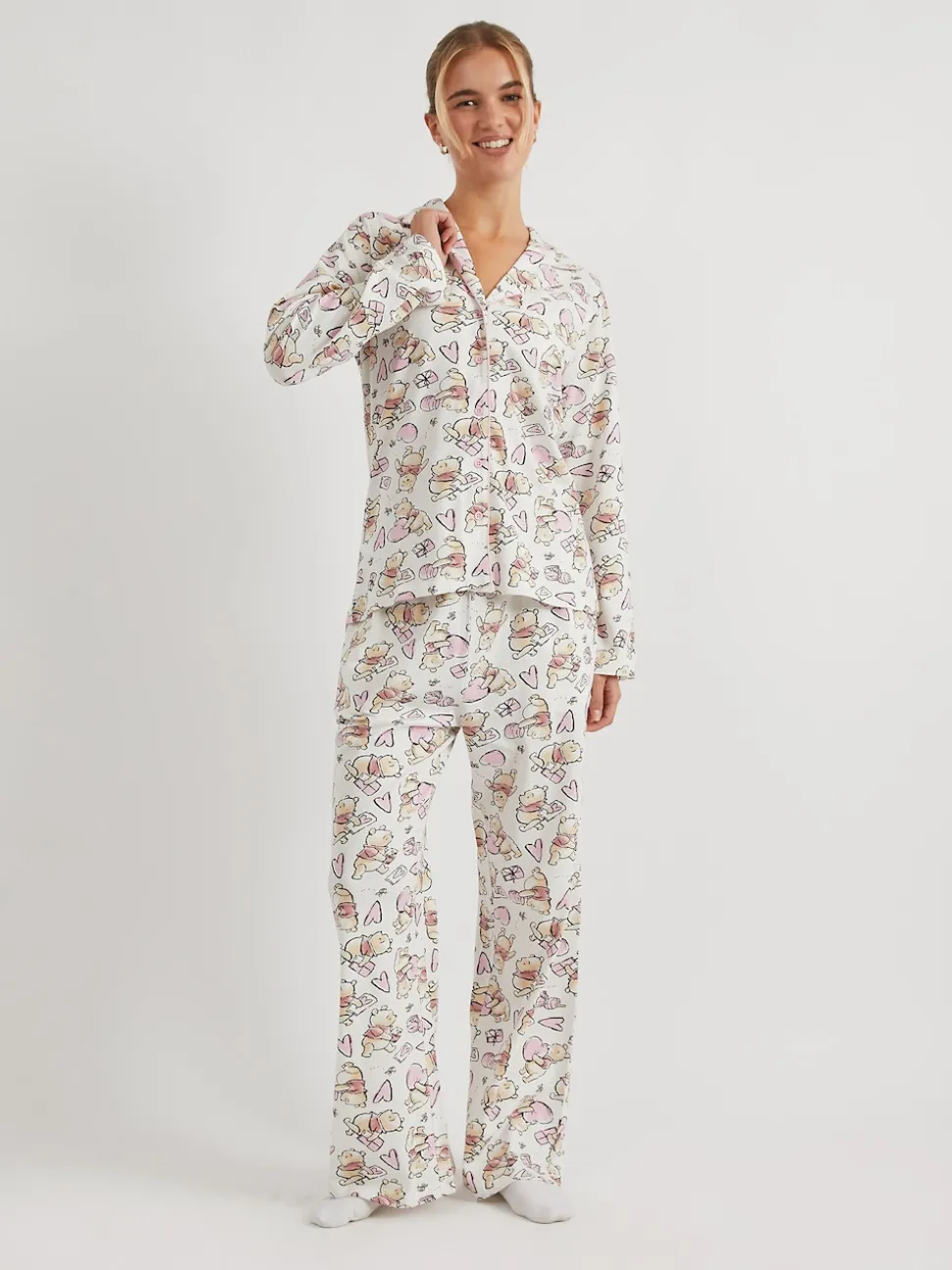Skinnydip Disney Winnie The Pooh Love Pyjamas Set