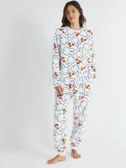 Skinnydip Miffy x Cherry Fleece Pyjamas Set